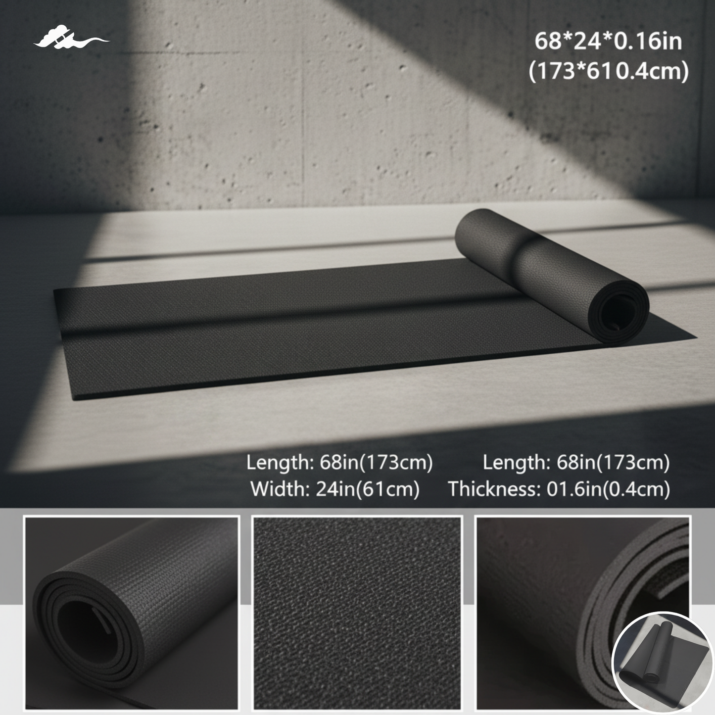 Tapete Fitness Plegable 4mm – Yoga, Pilates y Movimiento Funcional - Our Cloud Design